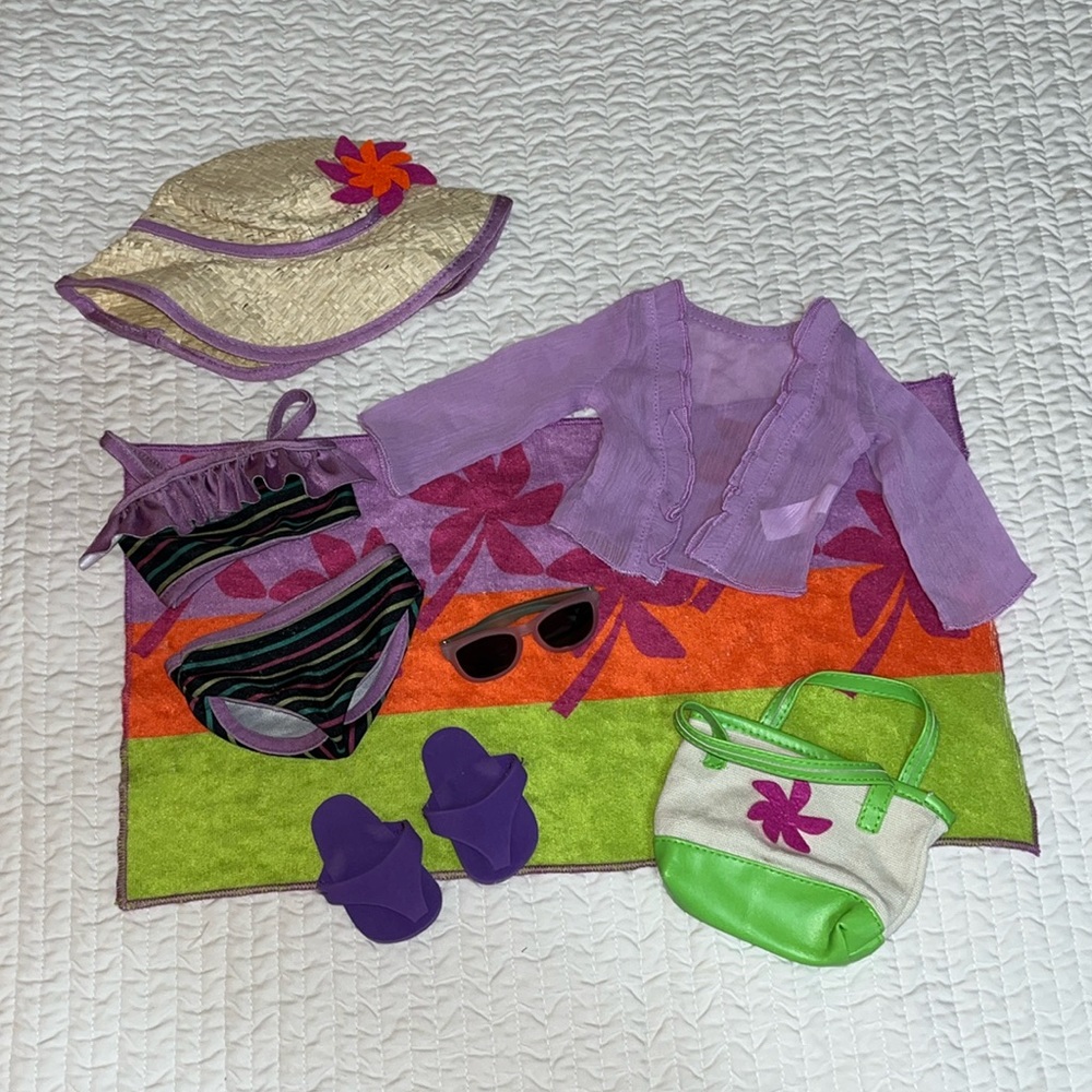 Doll Beach Set by Mango Peaches